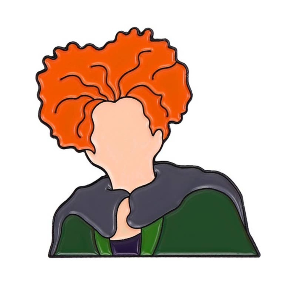 Winifred Sanderson Hocus Pocus Enamel Lapel Pin NWOT